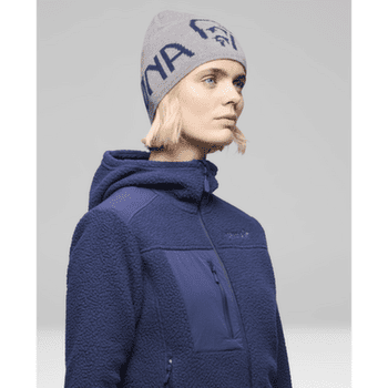 Czapki Norrona /29 mid merinoUll logo Beanie Grey Melange