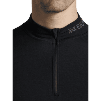 Koszulka z długim rękawem X-Bionic MIGHTYWOOL SHIRT LS 1/2 ZIP MEN X Black