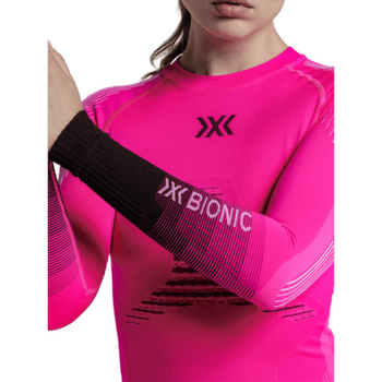 Koszulka z długim rękawem X-Bionic INVENT GRAPHICS SHIRT LS Women FLUO PINK/X WHITE