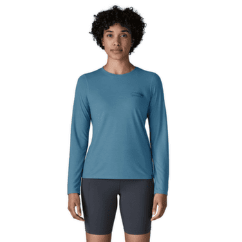 Koszulka z długim rękawem Patagonia LONG-SLEEVED CAP COOL TRAIL SHIRT Women Ink Black