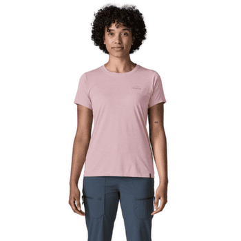Koszulka z krótkim rękawem Patagonia CAP COOL DAILY SHIRT - P-6 COSMOS Women Glacial Blue - Light Glacial Blue X-Dye