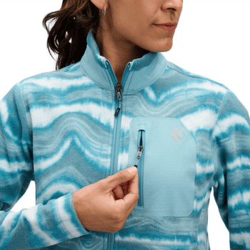 Kurtka Black Diamond Rift FZ Fleece Jacket Women Quartzite-Meadow Rose