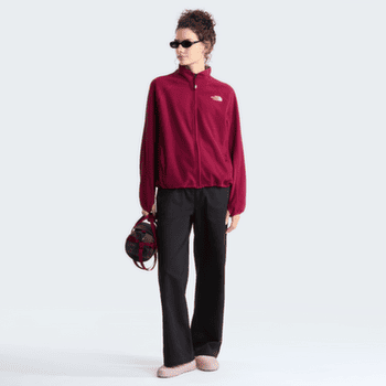 Kurtka The North Face OXARA FULL ZIP FLEECE WOMEN MVO BURGUNDY CRUSH