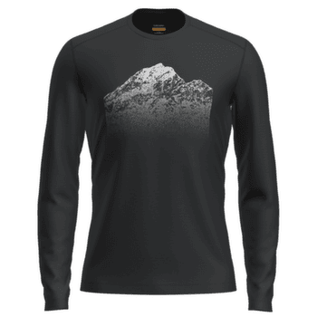 Koszulka z długim rękawem Icebreaker Merino 200 Oasis LS Crewe Rising Light Men BLACK