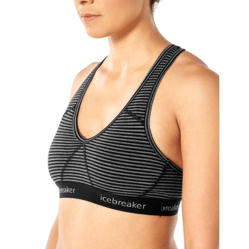 Biustonosz Icebreaker Sprite Racerback Bra Women (103020) Black/Black