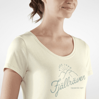 Koszulka z krótkim rękawem Fjällräven Sunrise T-shirt Women Chalk White