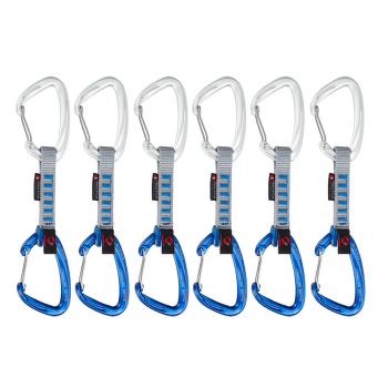 Expresy kompletne Mammut Crag Wire Quickdraws 10 cm 6P Silver-Ultramarine 19200