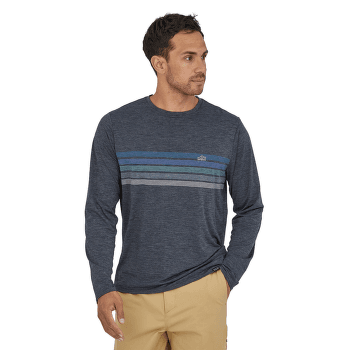 Koszulka z długim rękawem Patagonia L/S Cap Cool Daily Graphic Shirt Men 73 Skyline: Clement Blue X-Dye
