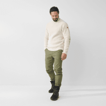 Sweter Fjällräven Övik Roller Neck Sweater Men Grey-Melange