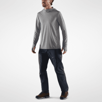 Bluza Fjällräven Abisko Sun-hoodie Men Shark Grey