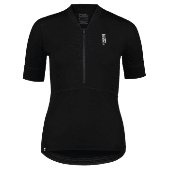 Koszulka z krótkim rękawem Mons Royale Cadence Half Zip Women Black