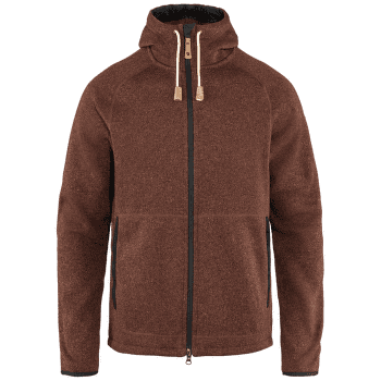 Bluza Fjällräven Ovik Fleece Hoodie Men Autumn Leaf
