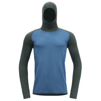 Koszulka z długim rękawem Devold Kvitegga Merino 230 Hoodie Men 427C WOODS/BLUE