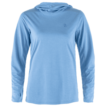Koszulka z długim rękawem Fjällräven Abisko Sun-hoodie Women Ultramarine