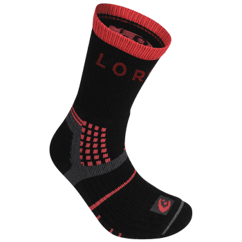 Skarpety Lorpen T3 MIDWEIGHT HIKER Women 5893 BLACK/RED
