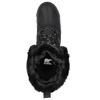 Buty Sorel Whitney™ II Plus Tall Lace WP Black, Sea Salt 010