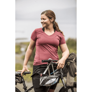 Koszulka z krótkim rękawem Fjällräven Abisko Cool T-Shirt Women Indigo Blue