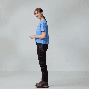 Koszulka z krótkim rękawem Fjällräven Fjällblomster Logo T-Shirt Women Lavender Mist