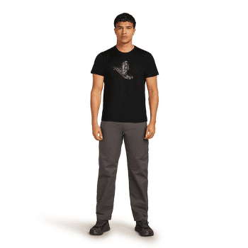 Koszulka z krótkim rękawem Icebreaker Merino 150 Tech Lite SS Tee Skiing Yeti Men ALGAE