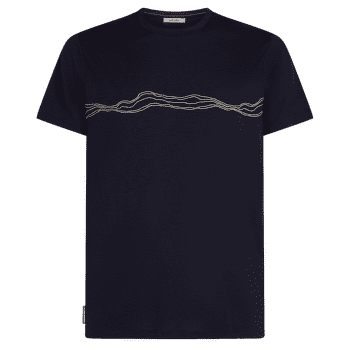 Koszulka z krótkim rękawem Icebreaker Merino 150 Tech Lite SS Tee Mountain Pulse Men Midnight Navy