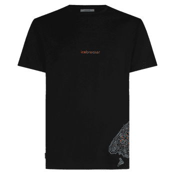 Koszulka z krótkim rękawem Icebreaker Merino 150 Tech Lite SS Tee 30th Anniversary Men BLACK