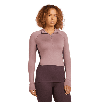 Koszulka z długim rękawem Icebreaker Merino 260 ZoneKnit™ LS Half Zip Women DAWN/ZINCBLUE/CB