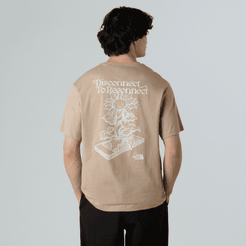 Koszulka z krótkim rękawem The North Face CONNECT RELAXED SS TEE-GRAPHIC Men WHITE DUNE