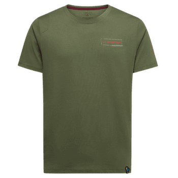 Koszulka z krótkim rękawem La Sportiva MANTRA T-SHIRT Men Cypress/Mountain Red