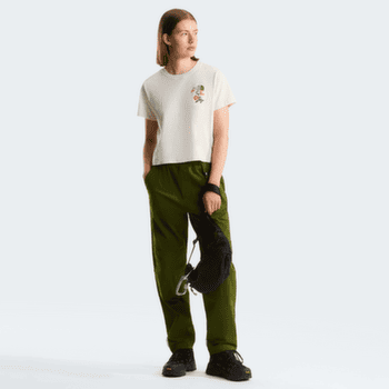 Koszulka z krótkim rękawem The North Face Flora Embro Regular Short Sleeve Tee-Graphic Women WHITE DUNE