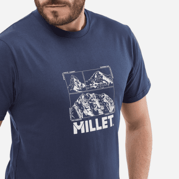 Koszulka z krótkim rękawem Millet CHAMONIX LOGO TS SS Men SAPHIR NEW