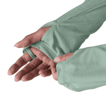 Koszulka z długim rękawem Patagonia Long-Sleeved Cap Cool Sun Shirt Women Thermal Blue - Thin Ice X-Dye