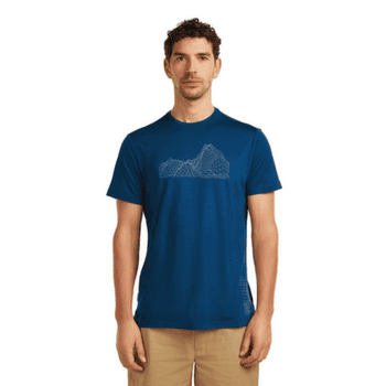 Koszulka z krótkim rękawem Icebreaker Merino Blend 125 Cool-Lite Sphere SS Tee Beta Men BLACK