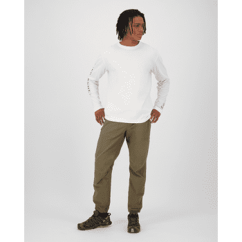Koszulka z długim rękawem Mons Royale Yonder Merino Organic CottonLong Sleeve Men Vintage White