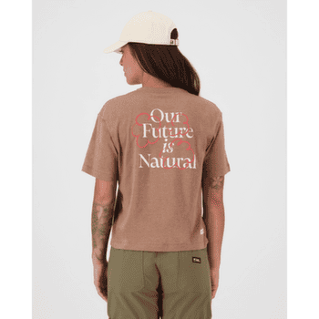Koszulka z krótkim rękawem Mons Royale Yonder Merino Organic Cotton T-Shirt Women Mocha