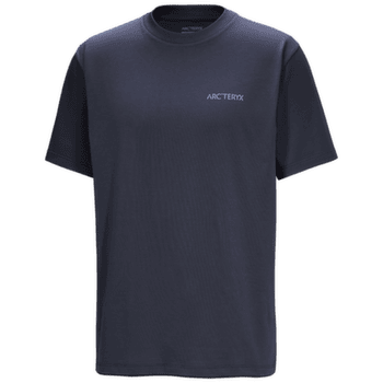 Koszulka z krótkim rękawem Arcteryx Kragg SL Cotton Blurred Bird SS Men Black Sapphire