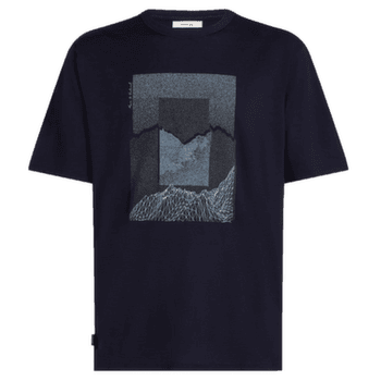 Koszulka z krótkim rękawem Icebreaker Merino 150 Tech Lite SS Relaxed Tee Mountain Shift Men Midnight Navy