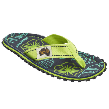 Klapki Gumbies Gumbies Lime Hibiscus Lime Hibiscus