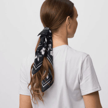 Opaska na głowę Fjällräven FJÄLLBLOMSTER BANDANA Dark Navy