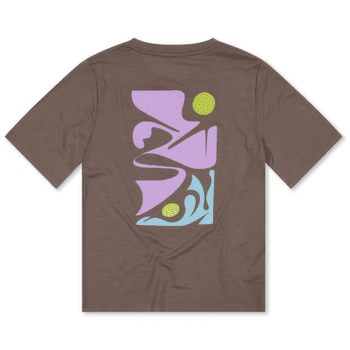 Koszulka z krótkim rękawem Mons Royale Icon Merino T-Shirt Women Walnut