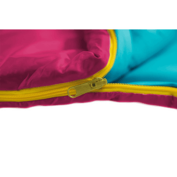 Śpiwór Grüezi bag Kids Grow Colorful Raspberry Red Raspberry Red