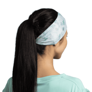 Opaska na głowę Buff COOLNET UV ELLIPSE HEADBAND LUAD SEAGROVE GREEN