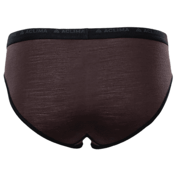 Majtki Aclima LightWool Briefs Women Chocolate Plum