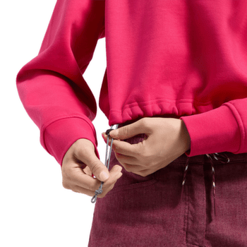 Bluza La Sportiva HERITAGE LOGO CROP SWEATER Women Azalea/Redwood