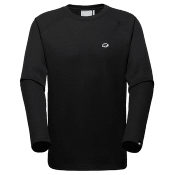 Koszulka z długim rękawem Mammut Waffle Longsleeve black 0001