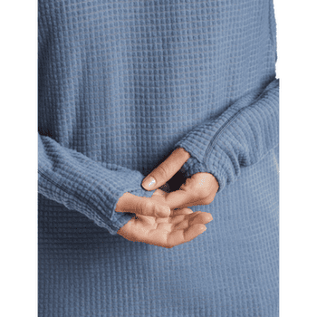 Bluza Icebreaker Merino 400 RealFleece™ Grid Blackridge Hooded Pullover Women DAWN