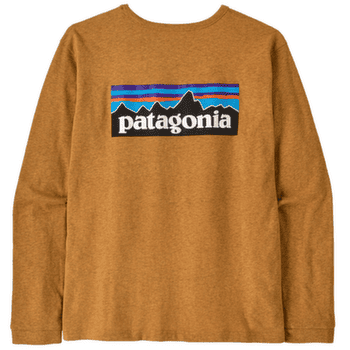 Koszulka z długim rękawem Patagonia Long-Sleeved P-6 Logo Women Dried Mango
