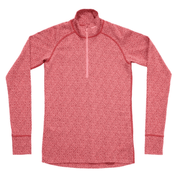 Koszulka z długim rękawem Devold Signature Silk 230 Zip Women 070A APRICOT