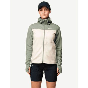 Bluza Devold Explorer Merino Hooded Jacket Women 402A FOG/RAW WHITE