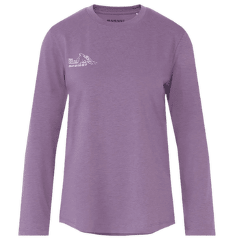 Koszulka z długim rękawem Mammut Mountain Longsleeve T-Shirt Women Bluemlisalphorn paloja