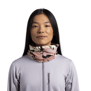 Chusta Buff MERINO HEAVYWEIGHT DIGITAL PRINTS HALLY LILAC ICE